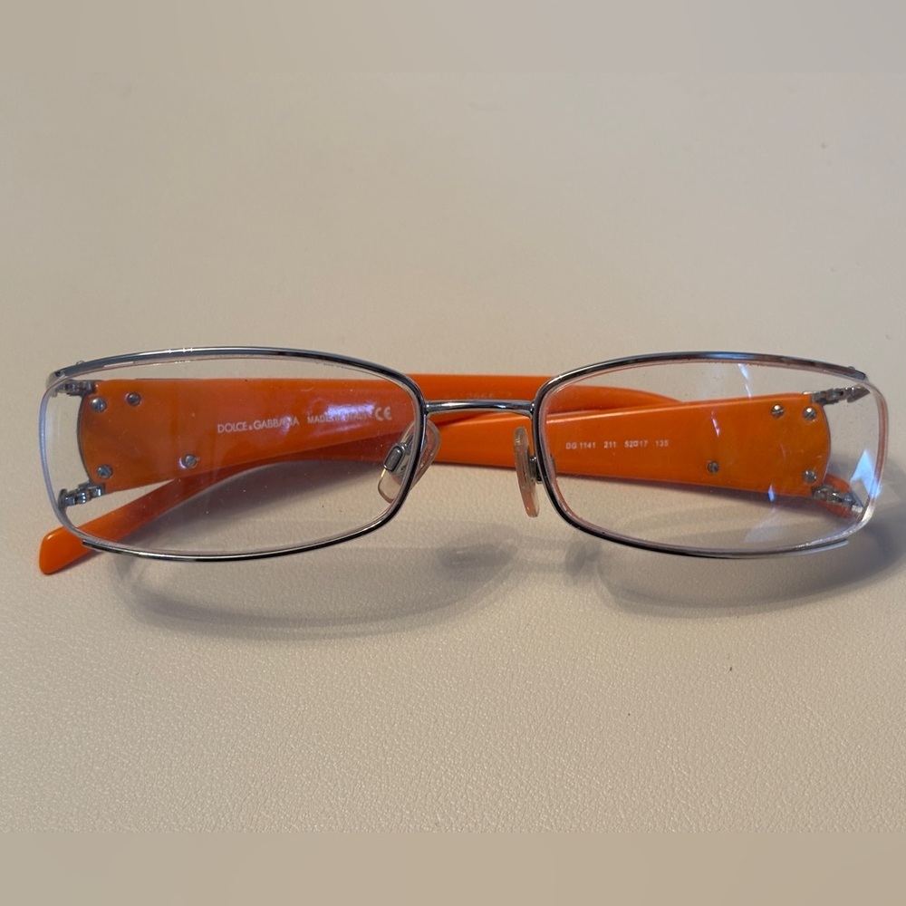 ☀️Dolce & Gabbana Orange Glasses